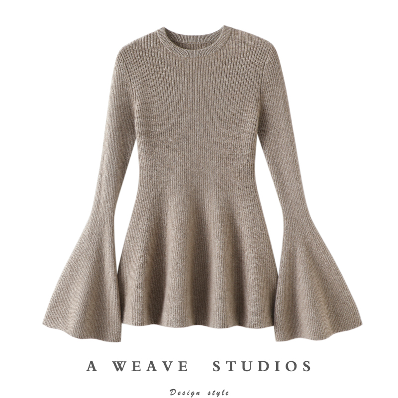 启超官方高端100%纯山羊绒衫