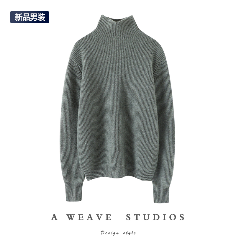 启超高端100%纯山羊绒衫