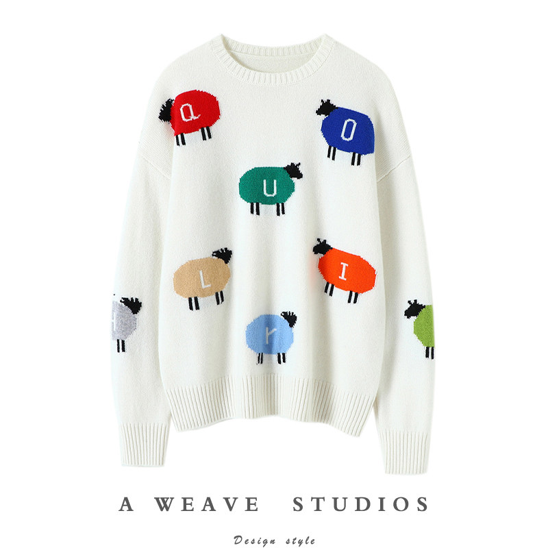 启超官方高端100%纯山羊绒衫