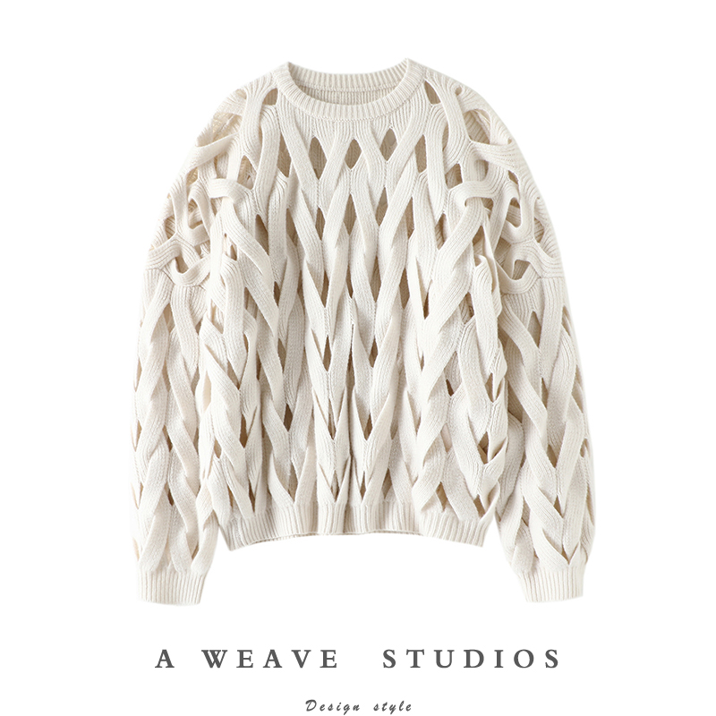 启超高端100%纯山羊绒衫