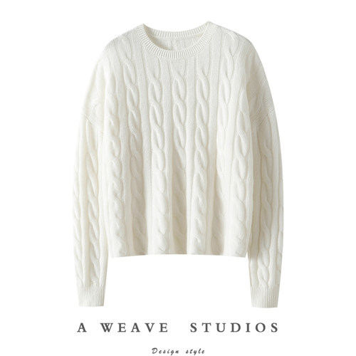 启超官方高端100%纯山羊绒衫