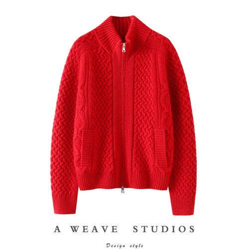 启超官方高端100%纯山羊绒衫