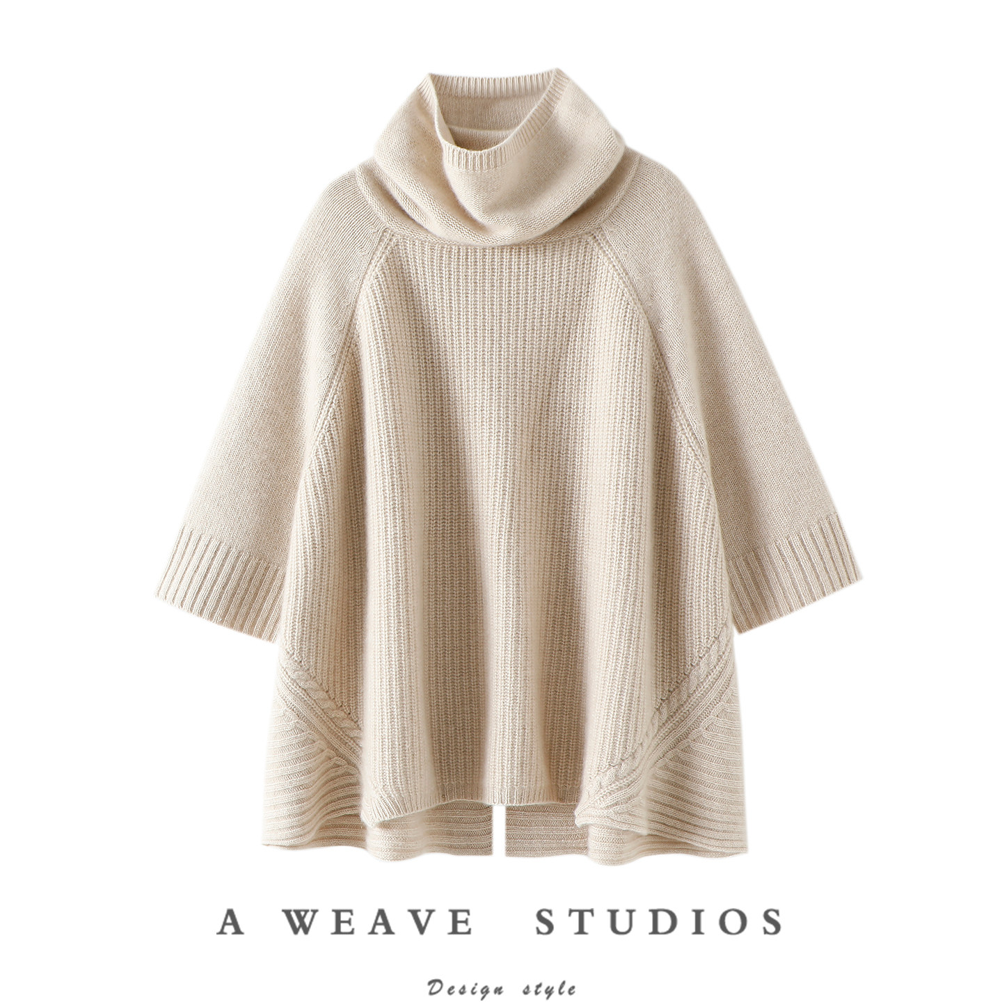 上身效果狂喜！！加厚100%纯山羊绒衫女高领纯羊绒毛衣宽松秋冬季,女装/女士精品,羊绒衫,淘宝优惠券,粉丝福利购,淘宝优惠卷