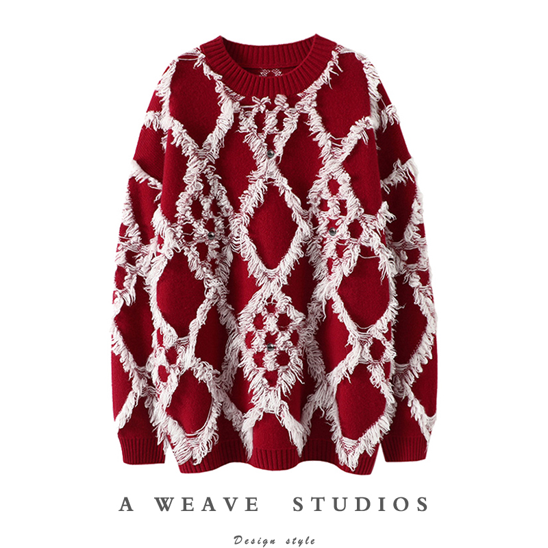 启超高端100%纯山羊绒衫