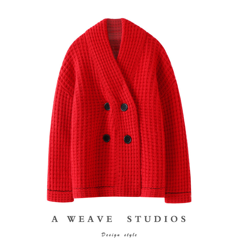 启超官方高端100%纯山羊绒衫