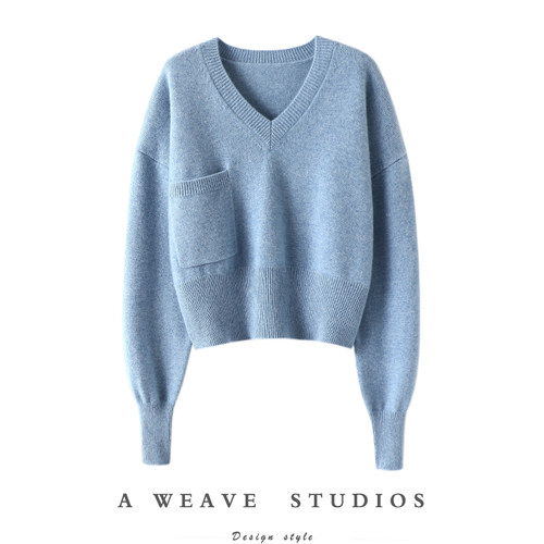 启超高端100%纯山羊绒衫