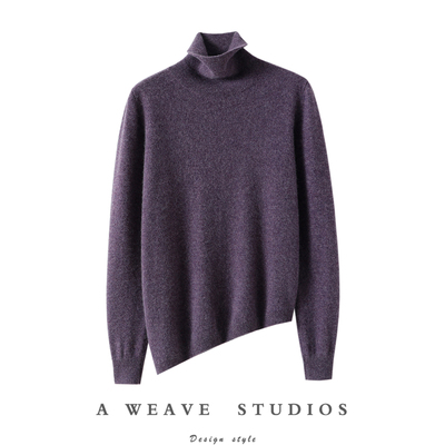 启超官方高端100%纯山羊绒衫