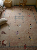 Chunxun/New Chinese-style Song-style aesthetic living room carpet, no-wash, washable, formaldehyde-free, easy to maintain, eco-friendly floor mat thumbnail 3