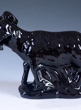 陶瓷黑色十二生肖招财风水工艺品