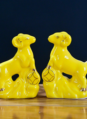 情侣可爱新高端简约动物桌面现代