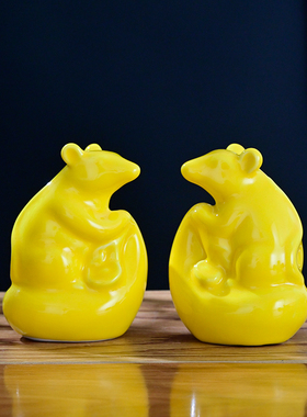 礼物简约高端精致桌面小动物镇宅