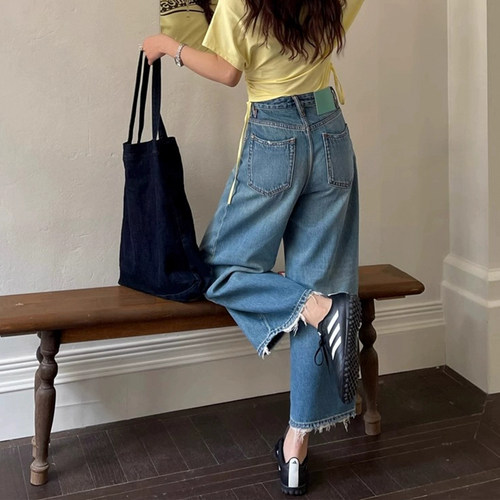 大码新款阔腿裤高腰阔腿裤秋季