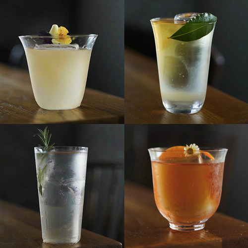 玻璃杯咖啡杯轻薄冰美式拿铁杯简约茶杯鸡尾酒杯柯林杯冷饮杯子