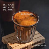 Frozen thickened glass cups, dirty coffee cups, Australian white latte cups, espresso cups, ice cups, ice bock cups thumbnail 4