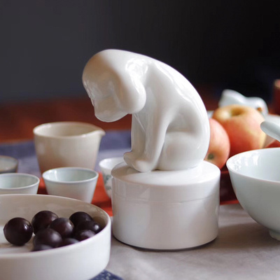 原创陶瓷摆件礼品个性风盒子