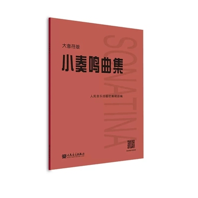 小奏鸣曲集 大音符版 人民音乐出版社编辑部 编 音乐（新）艺术 新华书店正版图书籍 人民音乐出版社
