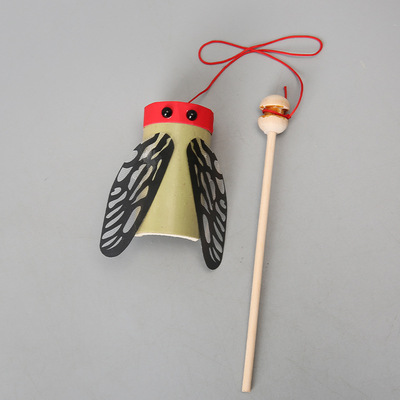 儿童玩教具声响实验diy科学小制作鸣叫的蝉幼儿园竹蝉礼物竹知了