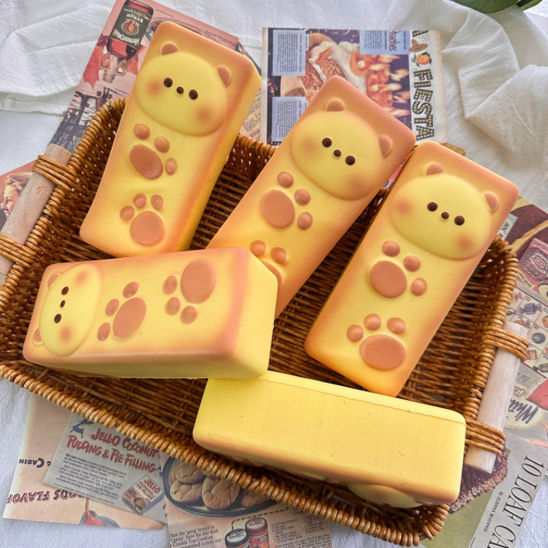 网红squishy面包食玩慢回