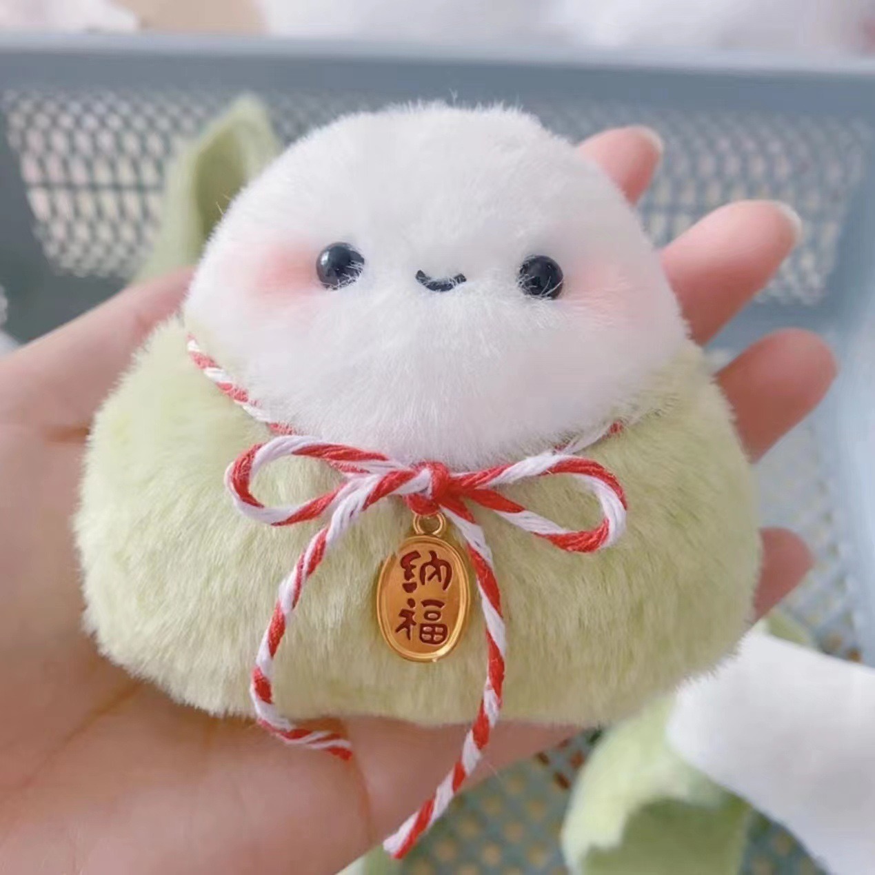 手工diy粽子玩偶挂件端午节粽子毛绒材料包亲手做吱吱叫的小玩偶