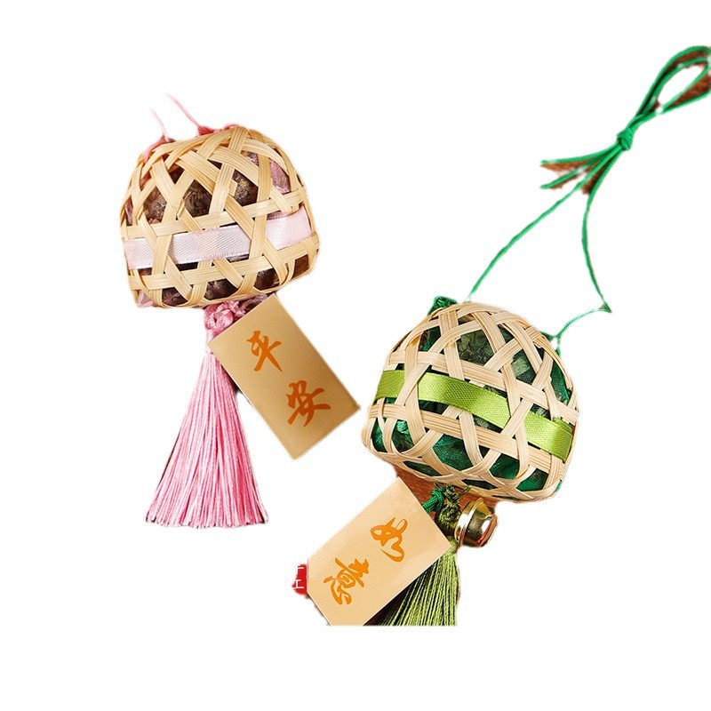 重阳节手工非遗竹编香囊diy材料包艾草茱萸香包挂饰香包香袋礼品