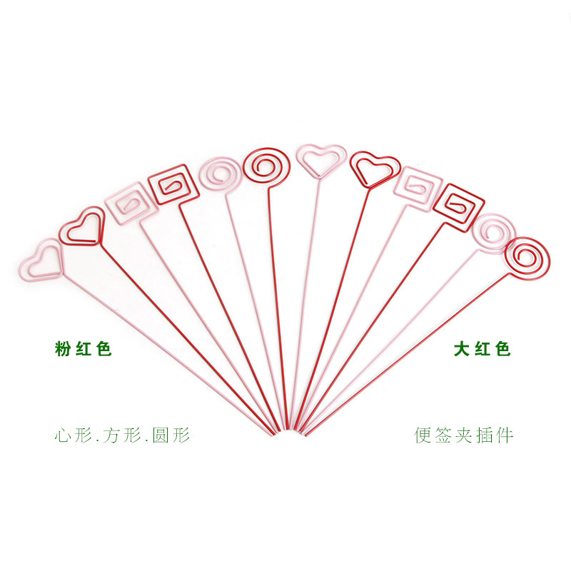鲜花卡片夹diy手工配件便签夹子