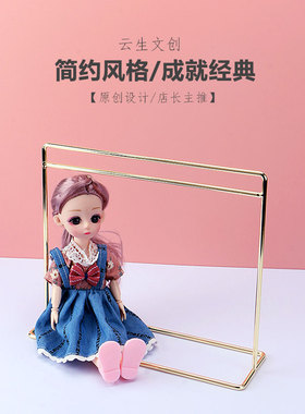 1/6blythe小布BJD人偶挂衣架子怪高铁艺衣柜可爱迷你ob11娃衣衣架