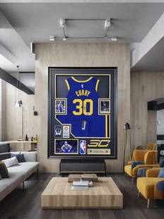 库里签名球衣定制装裱相框高端无损可逆创意礼品纪念品男朋友礼物