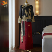 2025新款 中式 结婚新郎敬酒服汉服男士 秀禾服男装 结婚礼服男款 婚服