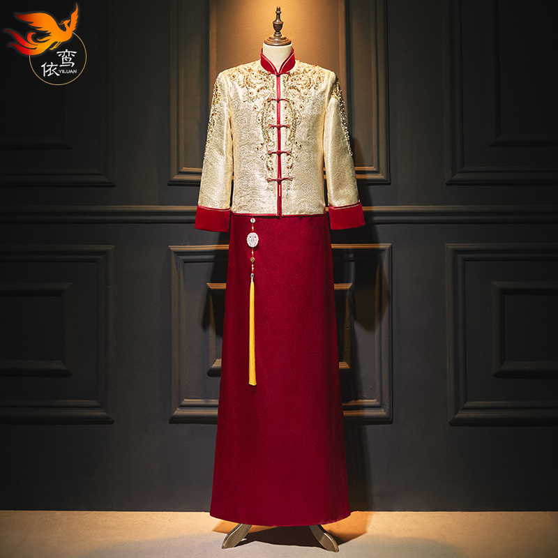 依鸾新款秀禾服男装上市啦