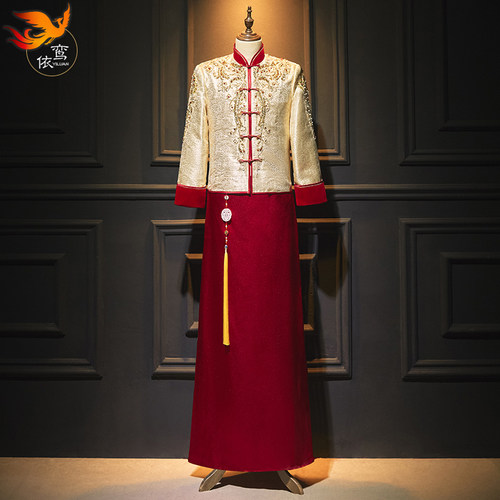 依鸾新款秀禾服男装上市啦