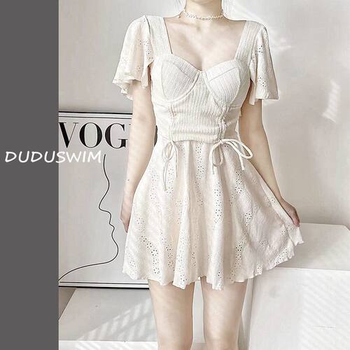 ◆DUDU◆泳衣女2022新款连体裙式