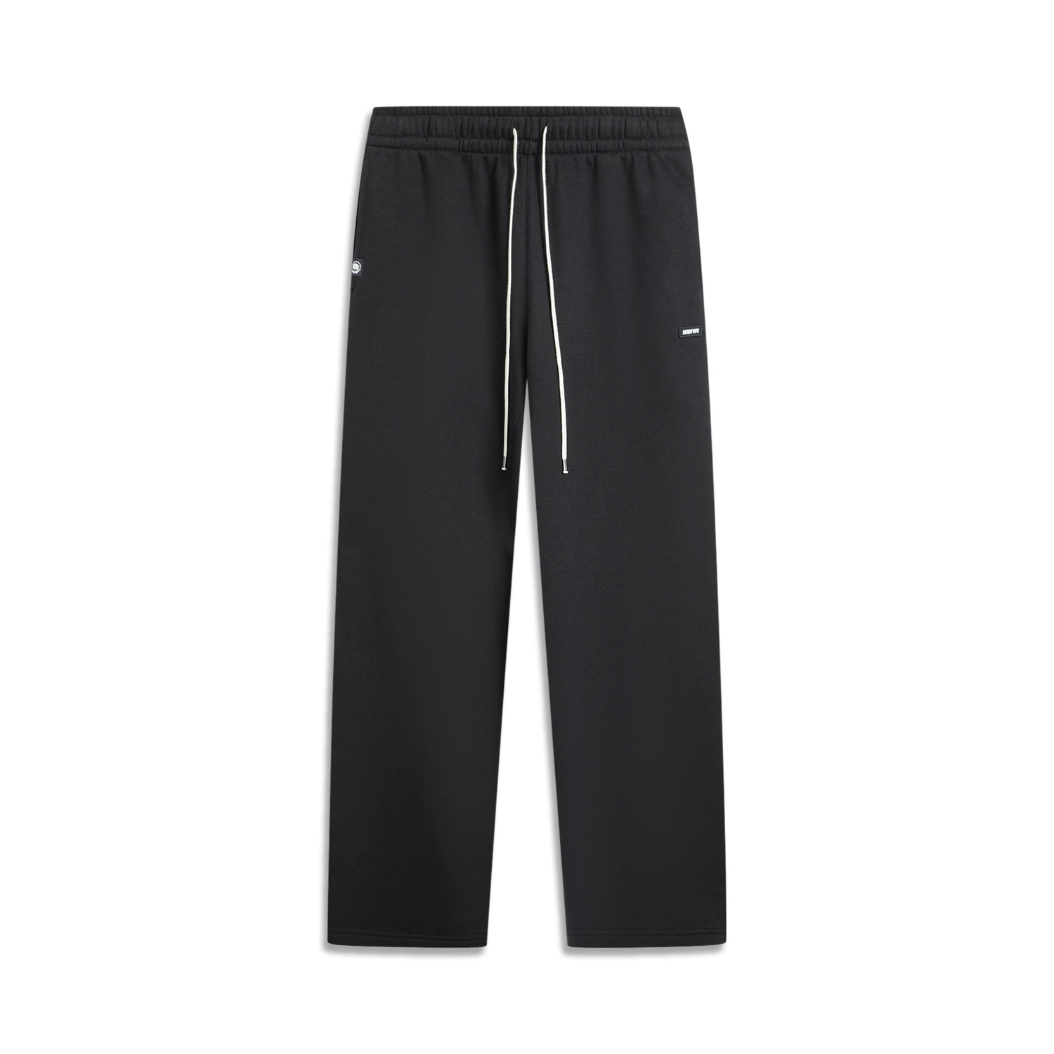 李宁2025款 反伍BADFIVE 加绒保暖 男子直筒宽松卫裤AKLV781