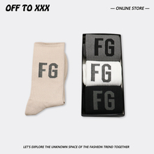 三双盒装 FEAR OF GOD潮牌长袜主线FG副线ESS欧美街头FOG袜子男女
