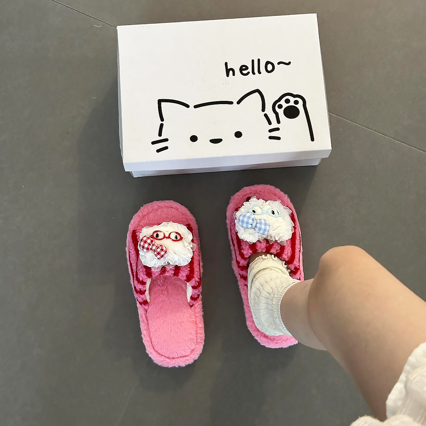 挖到宝!KT棉拖好穿的不要不要的