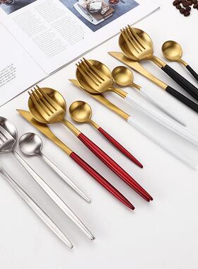 304 stainless steel knife Portuguese tableware fork spoon