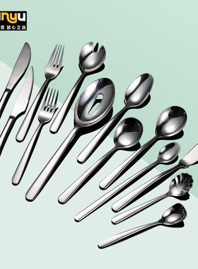 Western-style Thickened Tableware Steak Knife and Fork