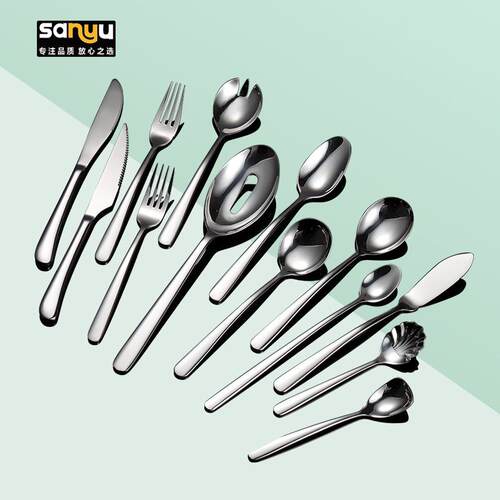 Western-style Thickened Tableware Steak Knife and Fork