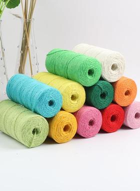 DIY color hemp rope cylindrical hemp rope zakka packaging