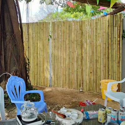 Bamboo Fence Fence Fence Outdoor Courtyard Anti-corrosion