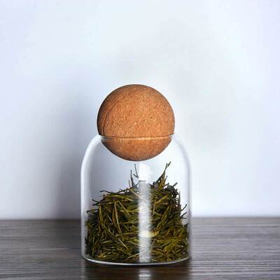 Factory direct supply High Borosilicate Glass cork ball