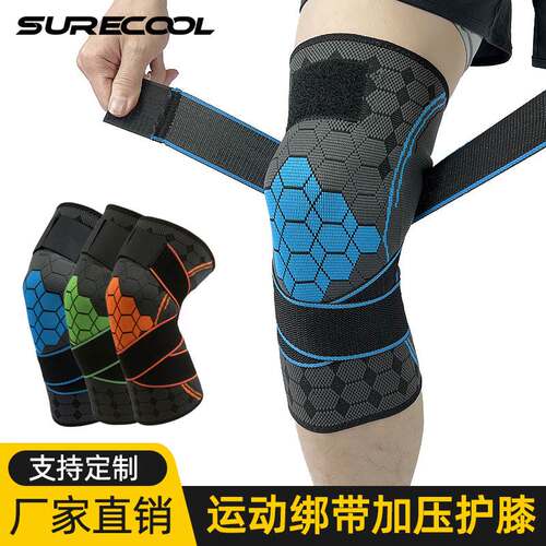 Strap Knee Pad Sports Running Basketball Knee Cover Joint