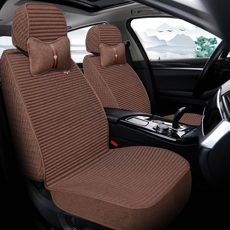 Winter Linen Car Cushion Four Seasons Universal Surrounded