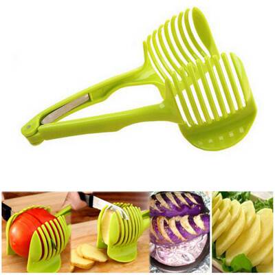 Handheld lemon tomato slicer tomato egg round slice clip