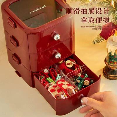 Cute Children's Hair Accessories Storage Box Drawer Type