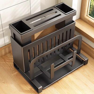Kitchen Knife Holder Storage Rack for Knives, Chopsticks,