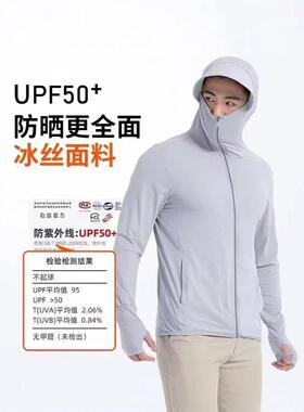 Ice Silk Sun Protection Clothing Men's Summer 2025 New