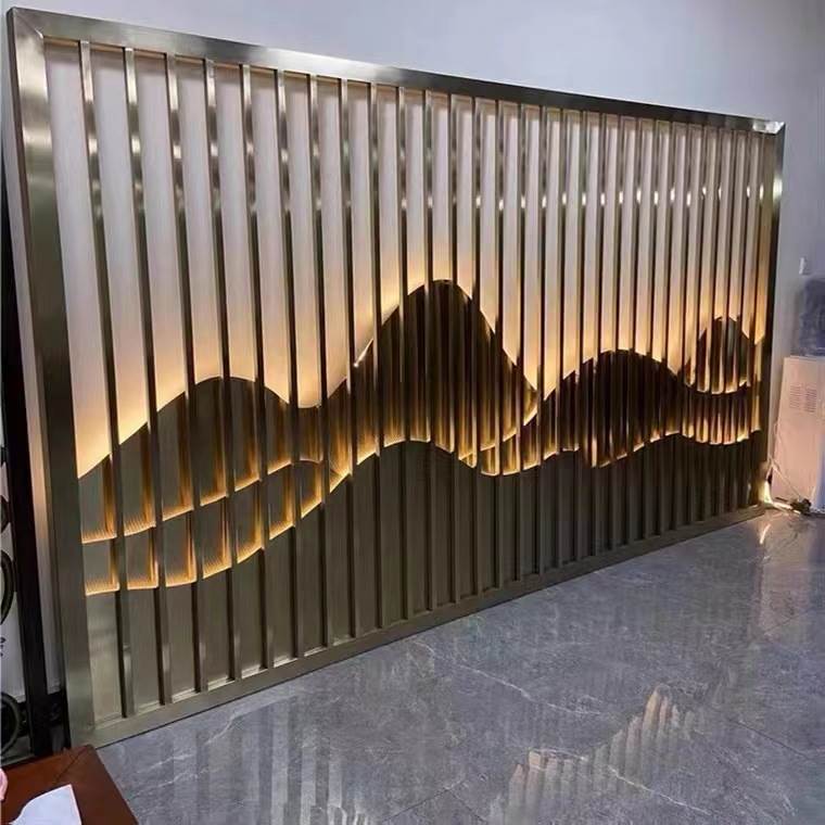 Develop hotel office Villa stainless steel screen partition