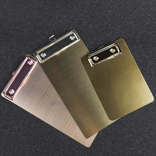 Stainless Steel Document Board Clip Writing Board