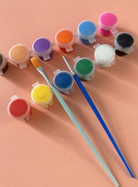 12-color acrylic paint simple acrylic paint color