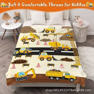 Personalized children's blanket with name, boy girl baby